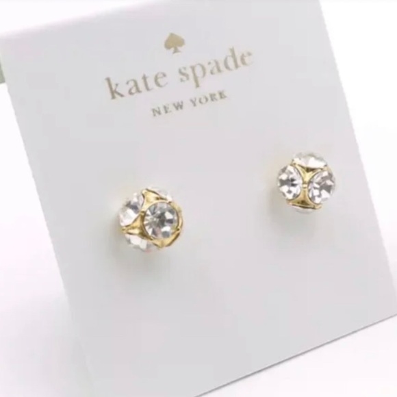 ♠️Kate Spade® Lady Marmalade Crystal Stud Earrings - Picture 2 of 10